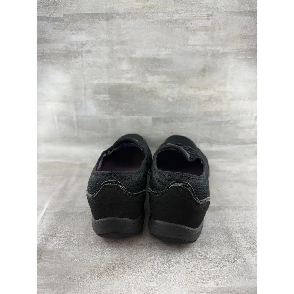 Skechers Relaxed Fit Memory Foam Black Bungee Slip On Shoes 23030TX Women Sz 8.5